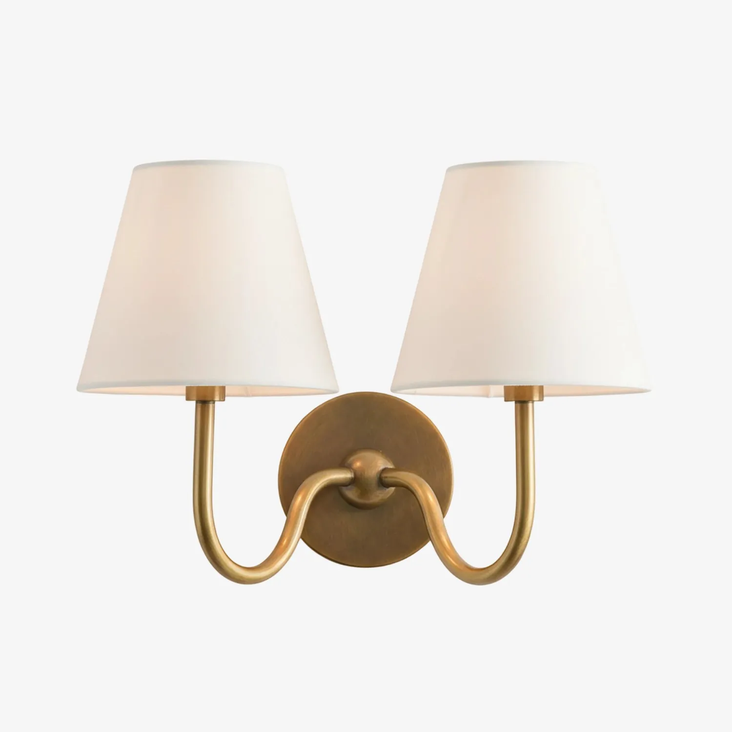 Luvora Vintage Pleated Shade Wall Lamp - Refined Linen Sconce For Bathroom or Corridor KL1272
