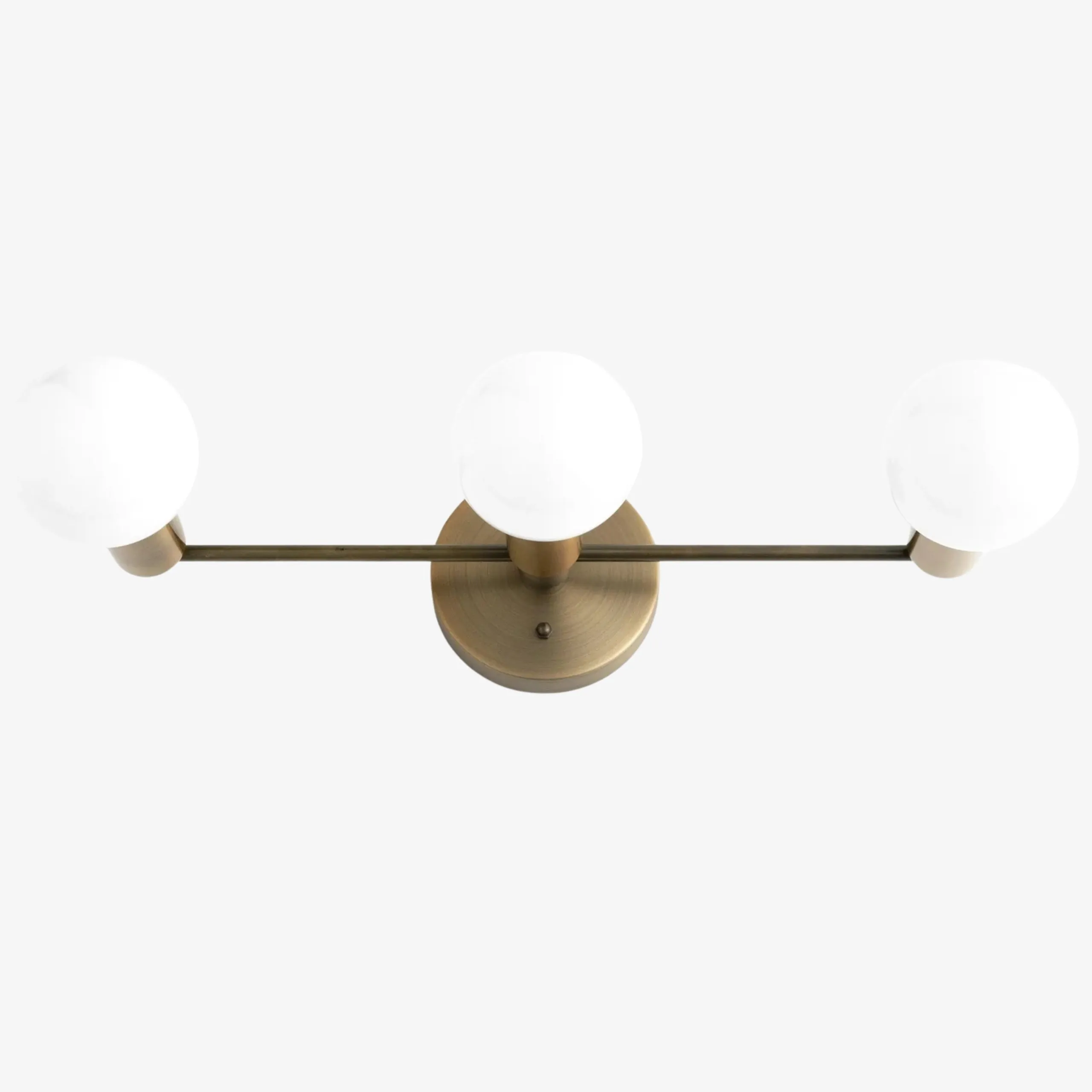 Glorica Glass Mid Century Modern Vanity Light - 3 Light Wall Fixture KL1527