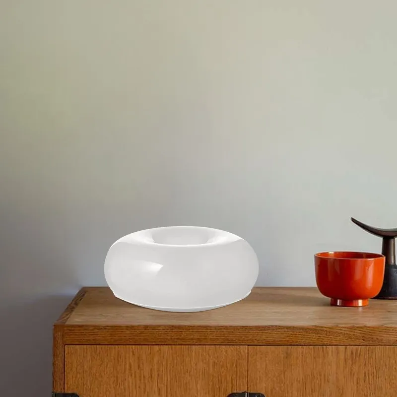 Bauhaus Inspired Round Table Lamp - Donut Glass Wall Light for Home Styling KL25