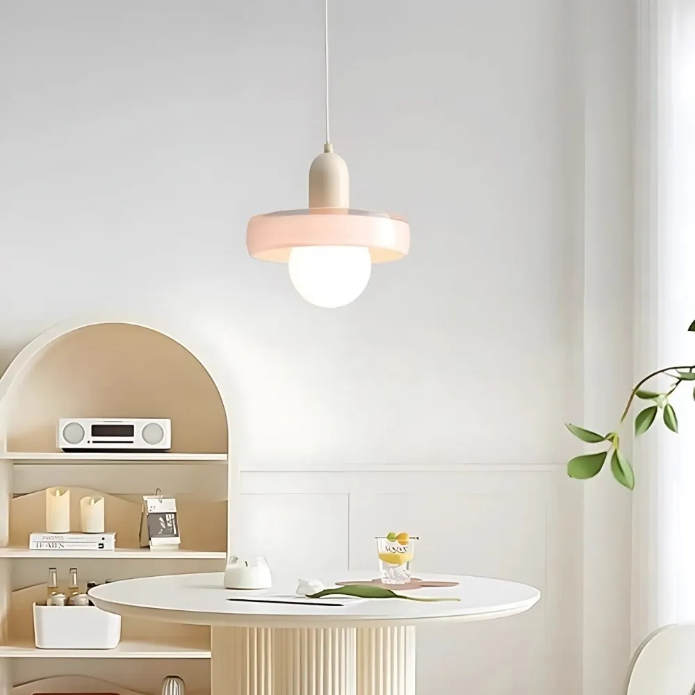 Colorful Glass Disc Orb Pendant Light KL916