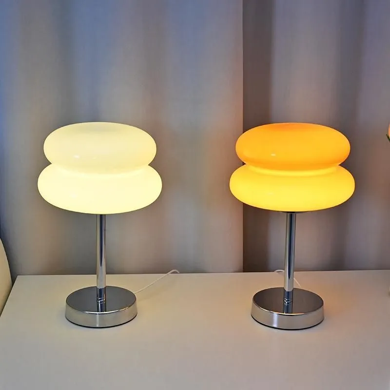 Bauhaus Wire Switch Stained Glass Table Lamp K19