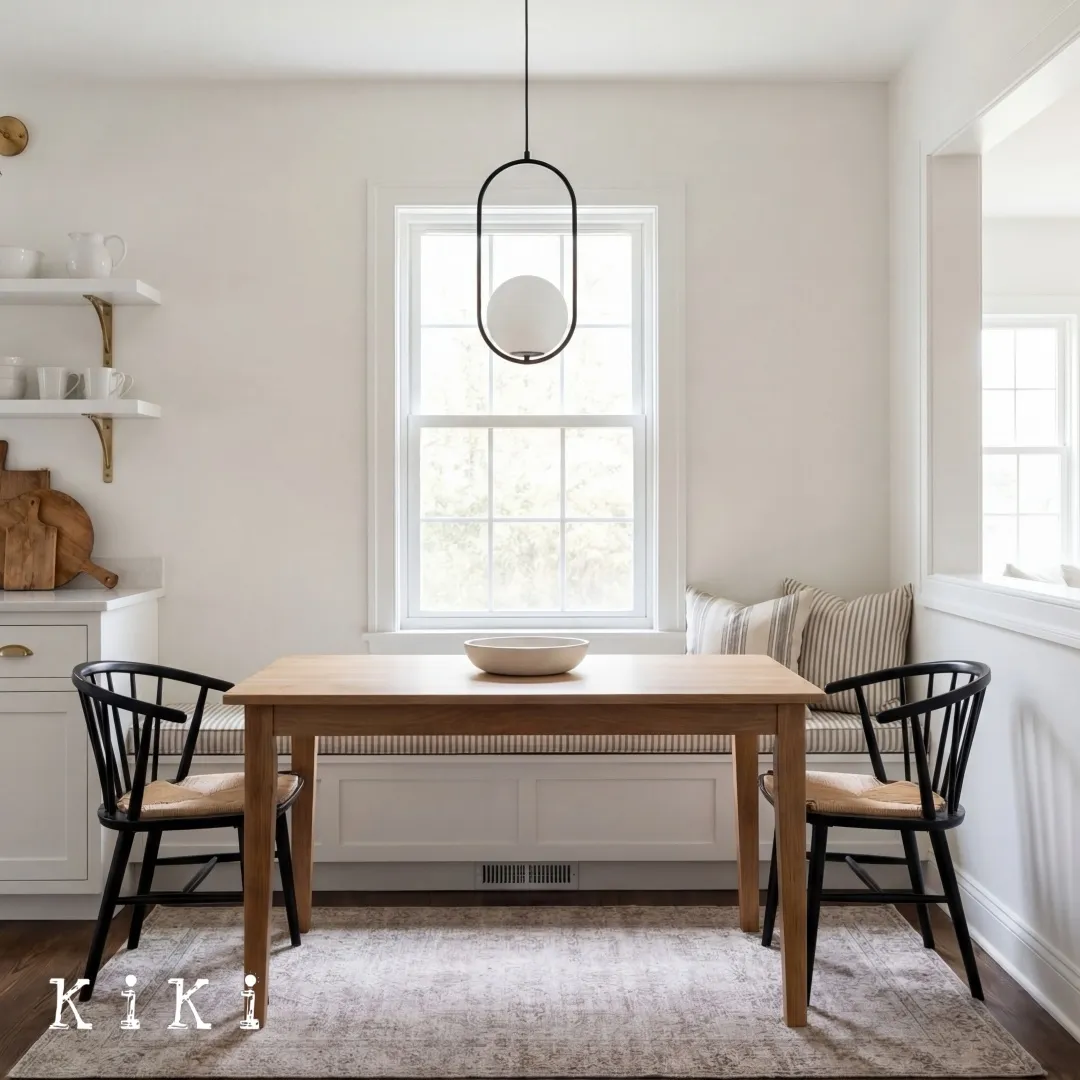 Mila Elegant Sphere Pendant Lamp - Glass Ball Pendant Light for Kitchen or Dining Room