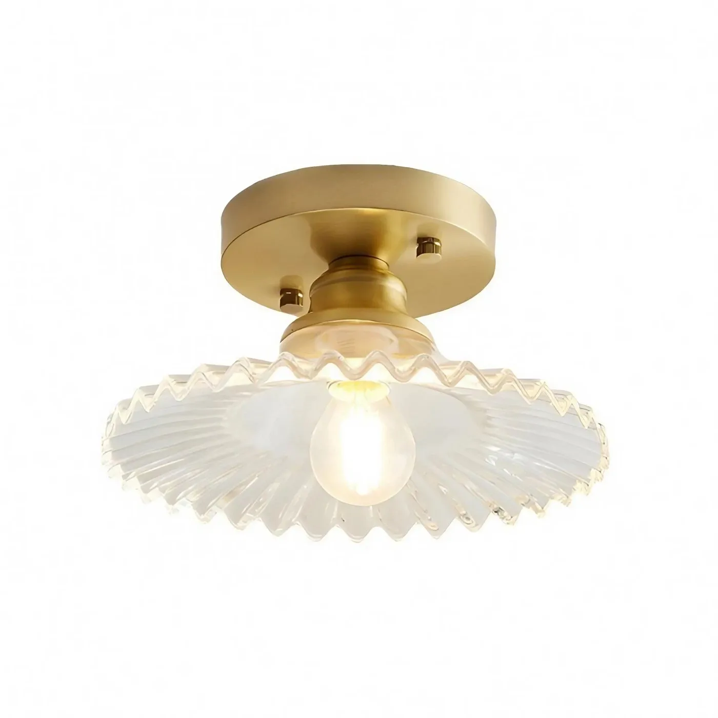 Vintage Design Stained Glass Ceiling Light KL65