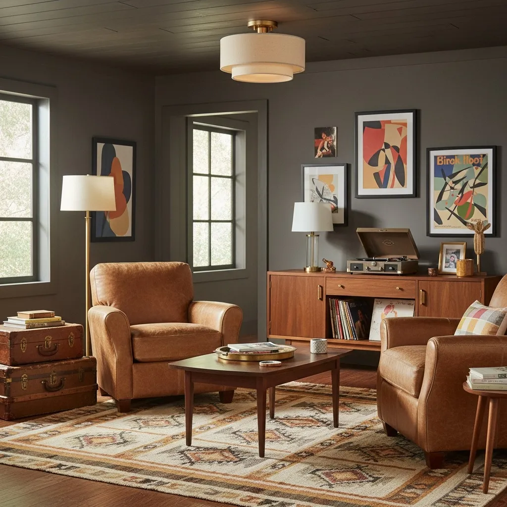 Lumeris Fabric Layered Drum Ceiling Lamp - Modern Indoor Lighting for Home Spaces KL2353