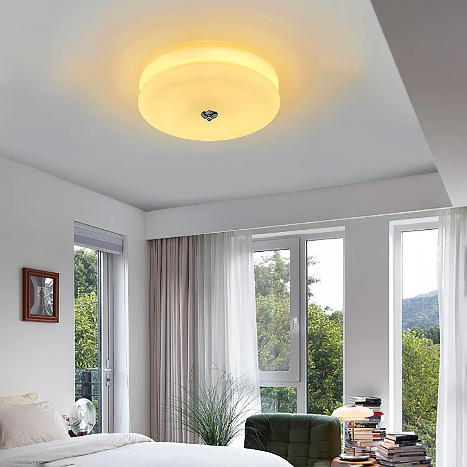 Art Deco Vintage LED Ceiling Light KL13