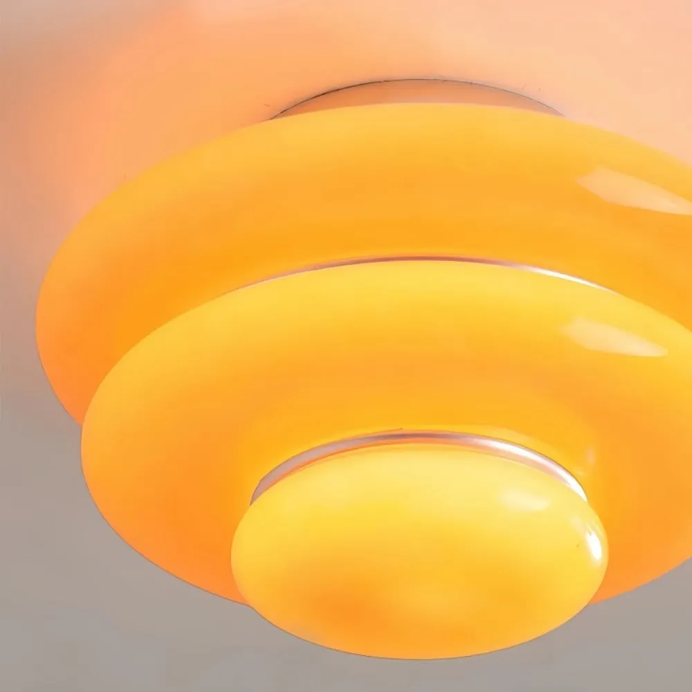 Cirren Layered Glass Ceiling Light - Artistic Sculptural Design Ceiling Lamp for Dining Area KL2126