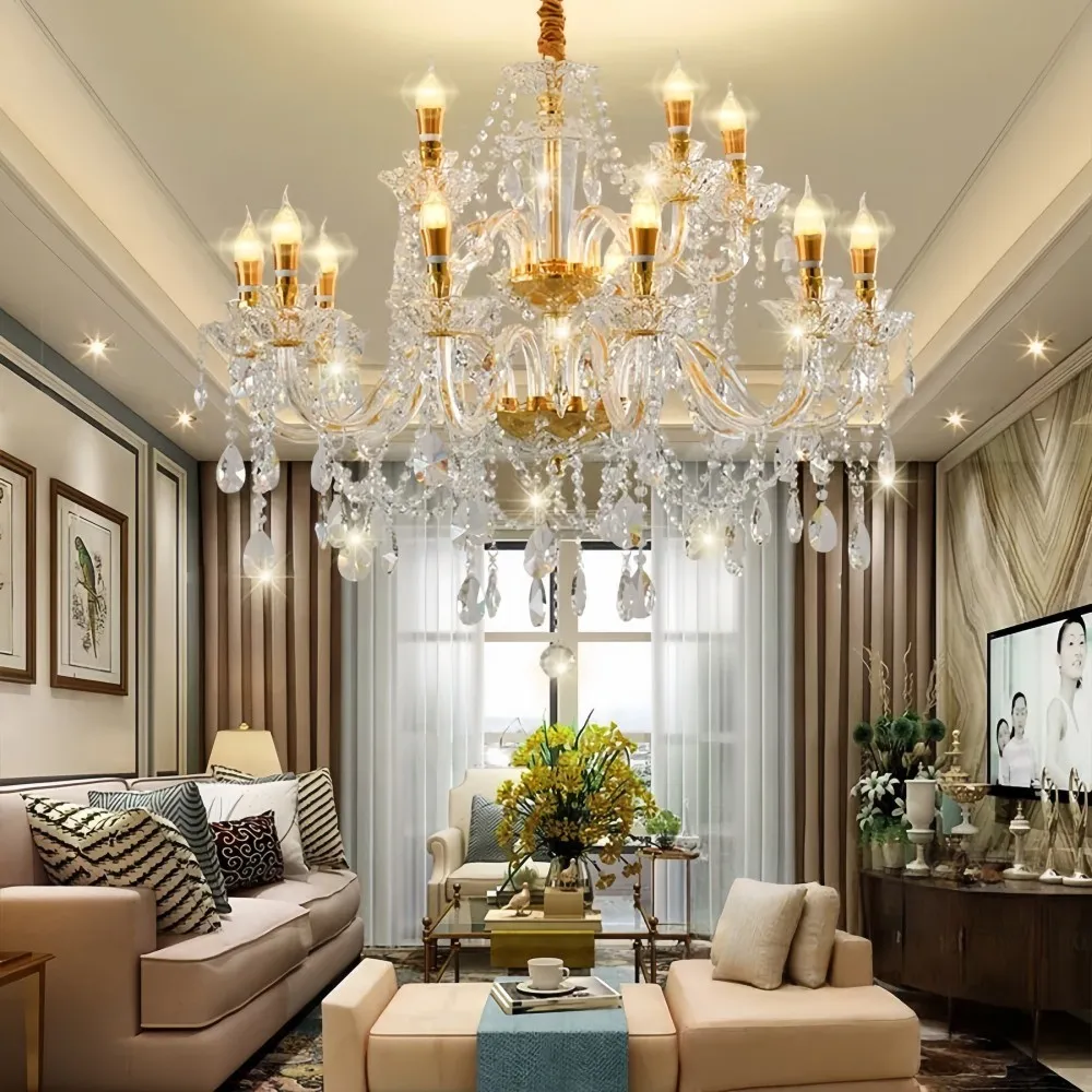 Crystal Chandelier Ceiling Light