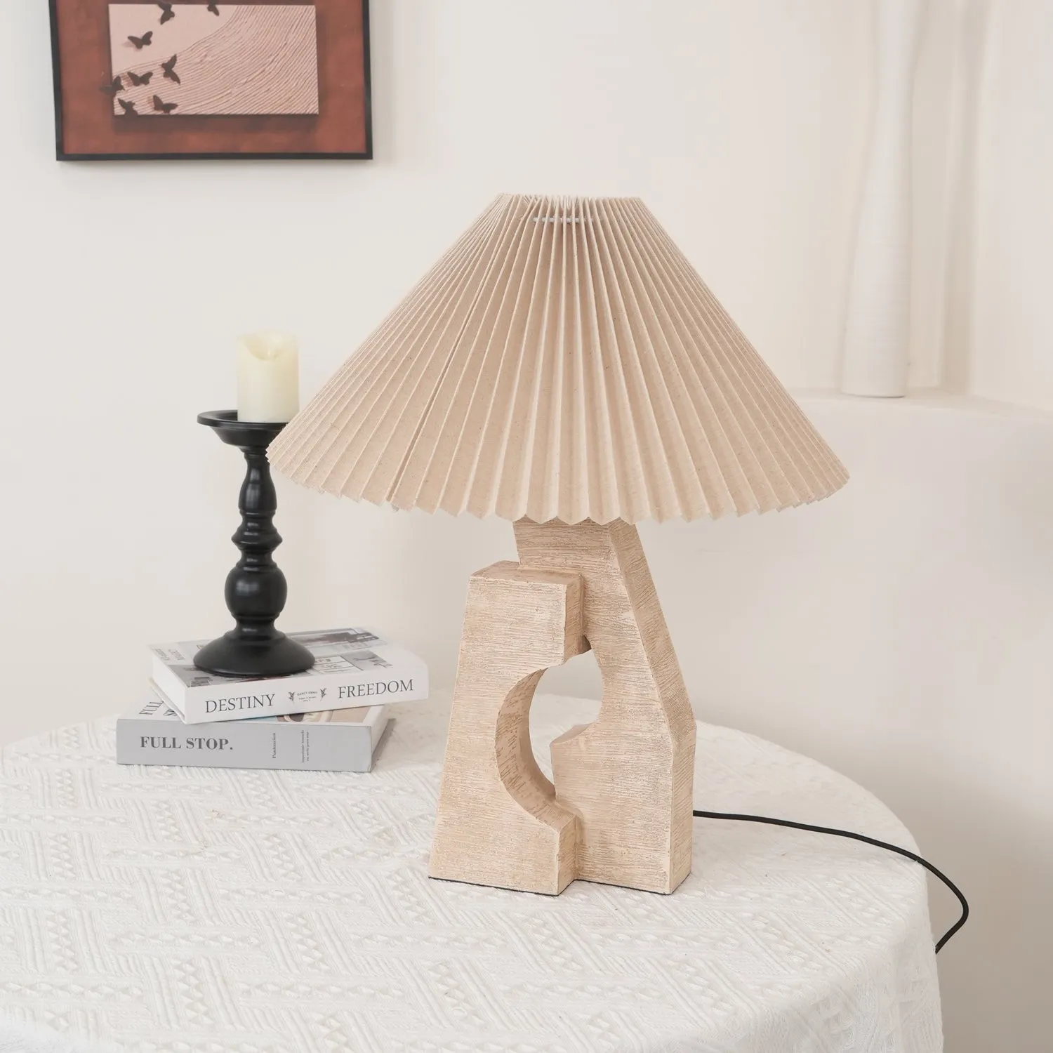Modern Artistic Stone Pillar Table Lamp KL870