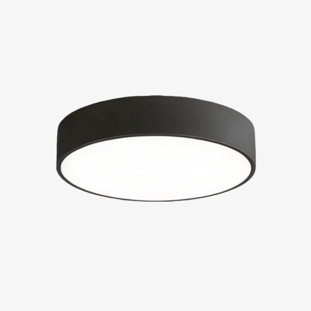 Rondi Minimalist Round LED Ceiling Light - Circular Iron Design for Living Room and Bedroom KL2119