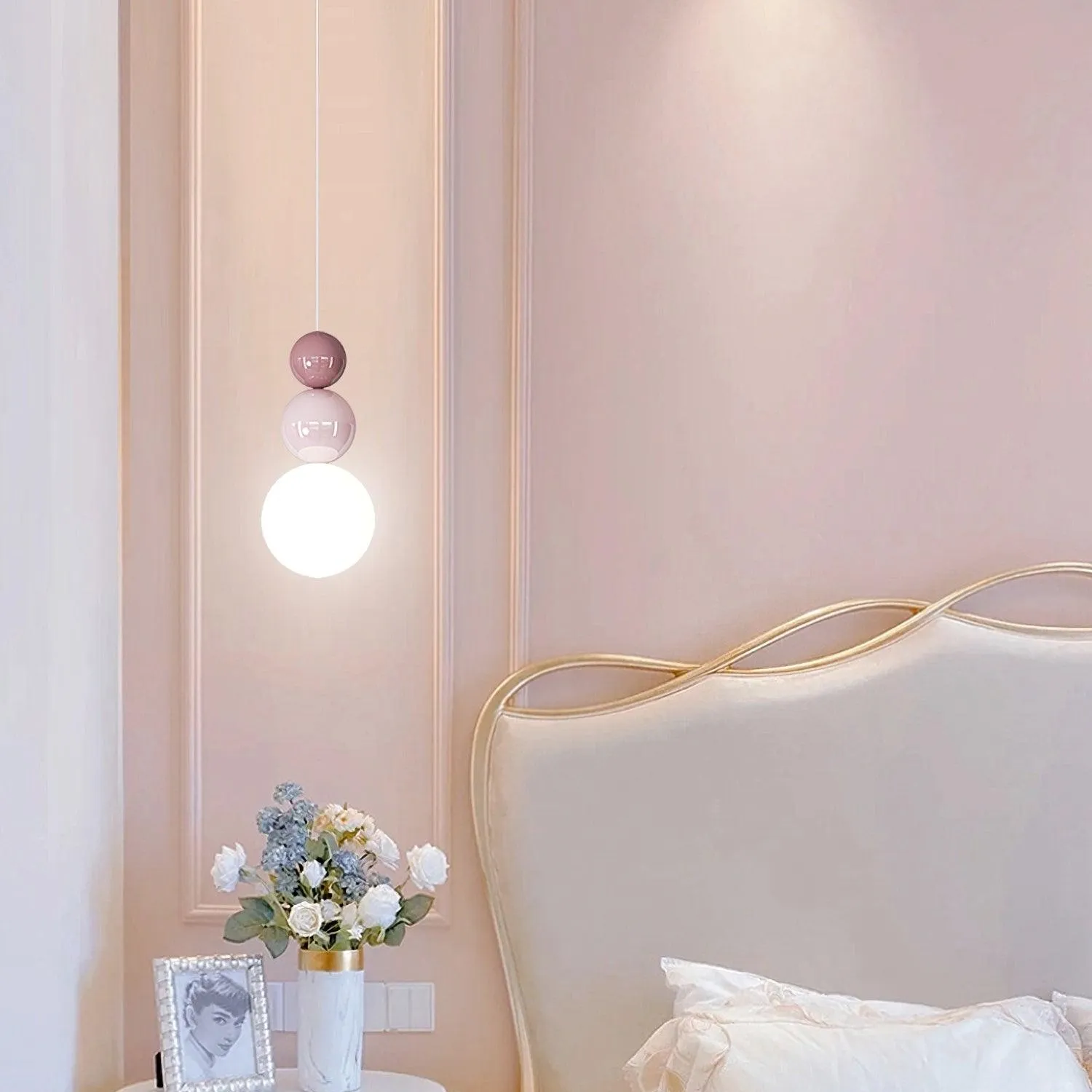 Modern Nordic Acrylic Multi Ball Pendant Light KL135