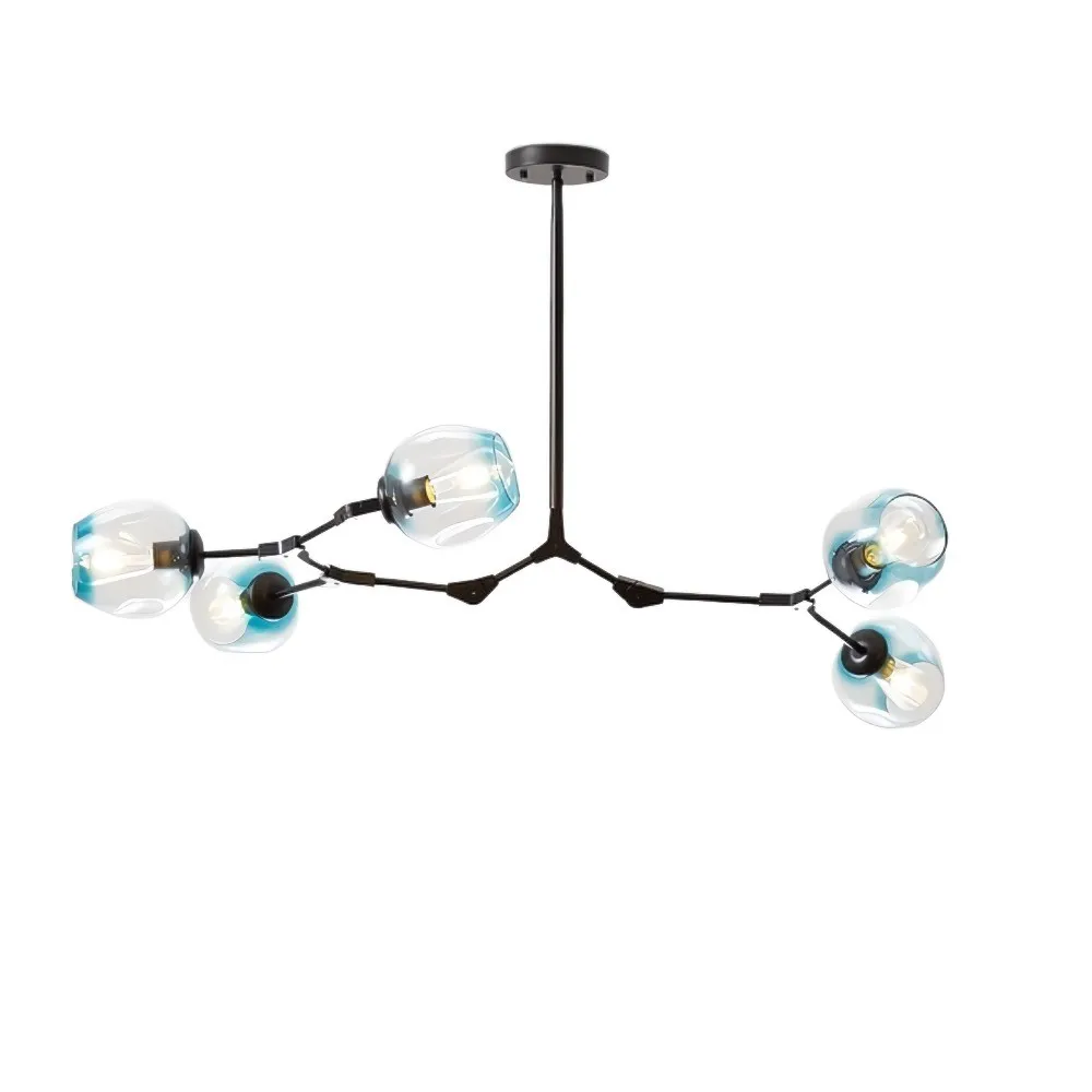 Branching bubble chandelier