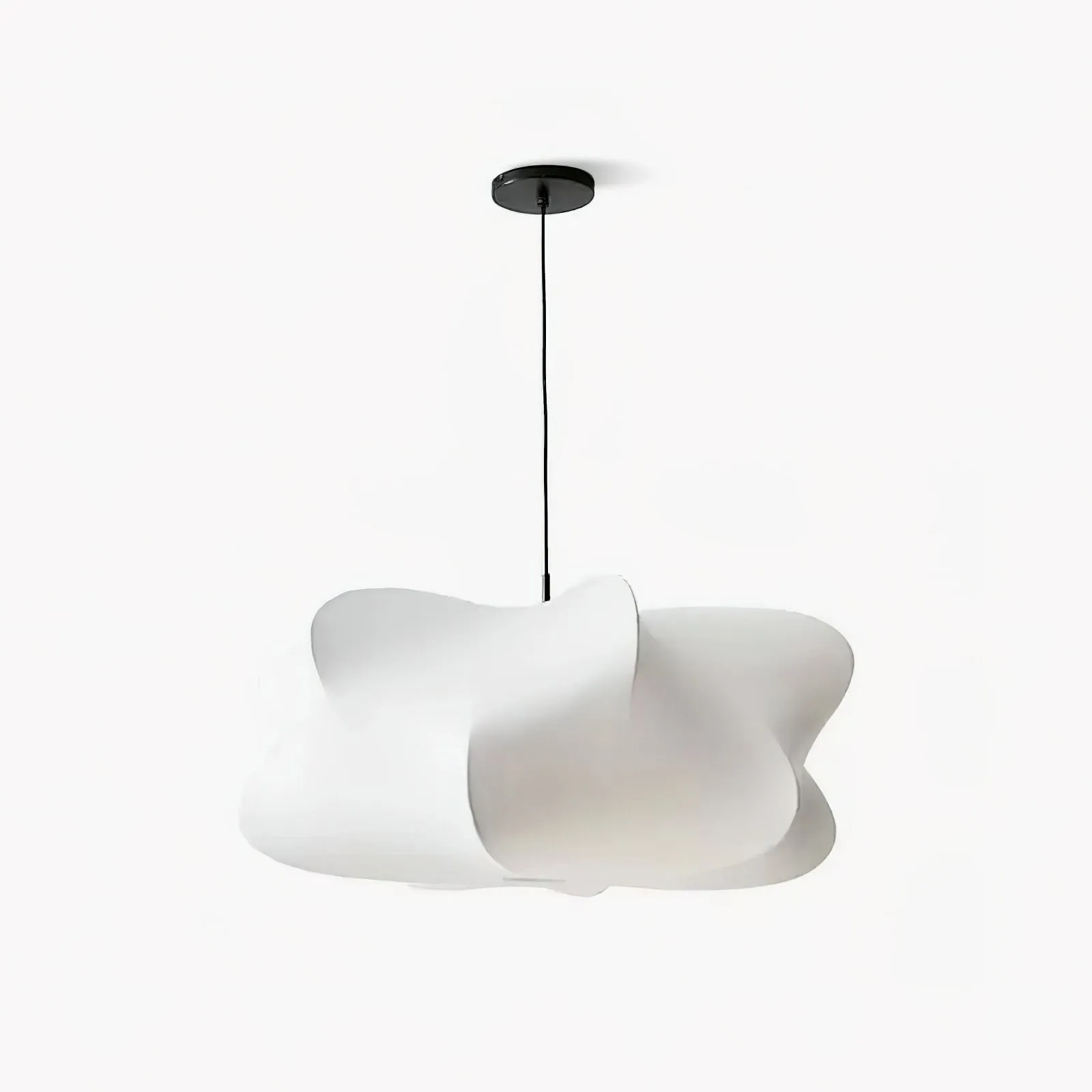 Lunaveo Elegant Silk Pendant Light - Modern Cloud Pendant Light for Living Room KL356