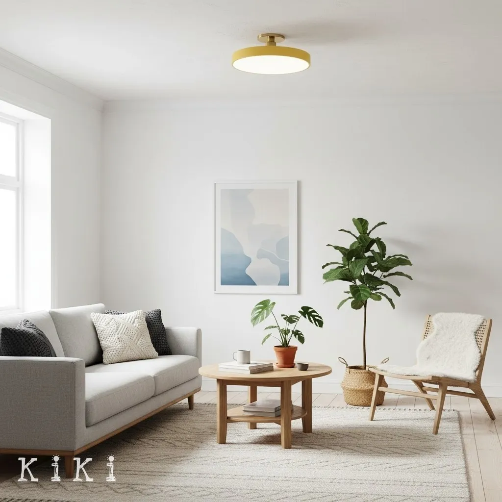 Ceilivon Modern Round Ceiling Light - Minimalist Led Ceiling Lamp for Contemporary Interiors KL2078