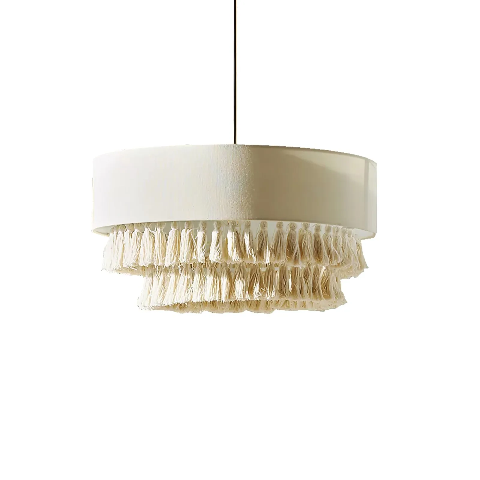 Bohemian Hemp Rope Tassel Chandelier KL386