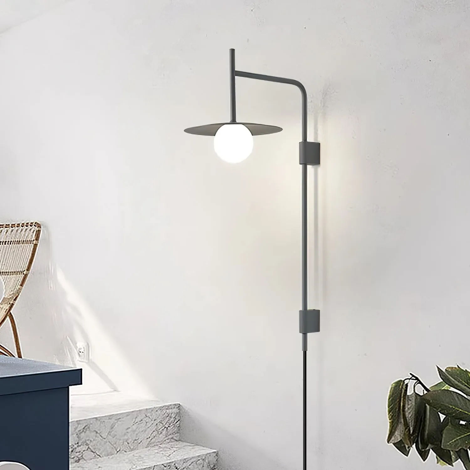 Nordic Swing Arm Wall Lamp for Living Room KL831