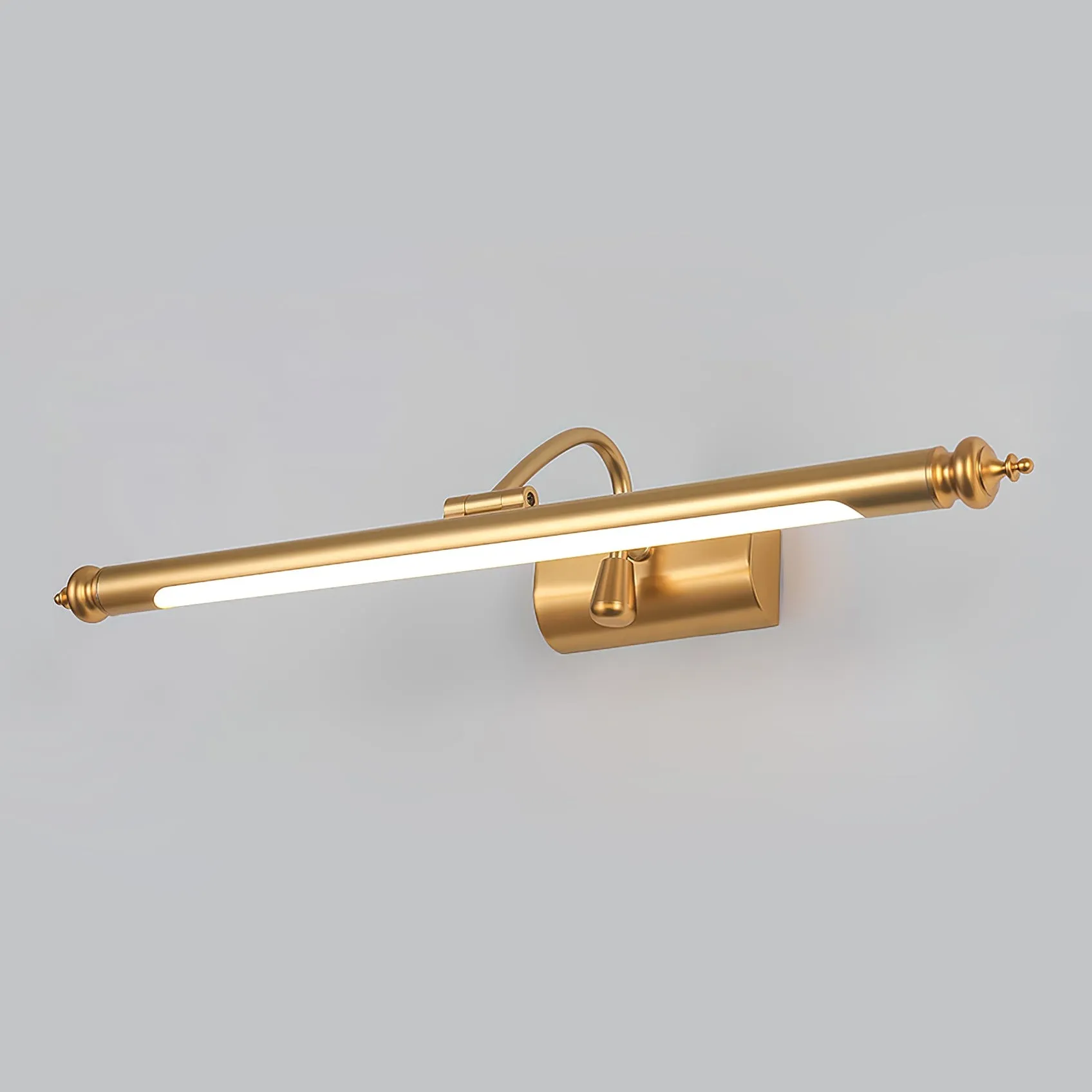 Mirror Front LED Brass Wall Lamp KL352