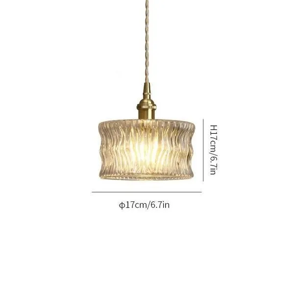 Clear glass pendant lights series