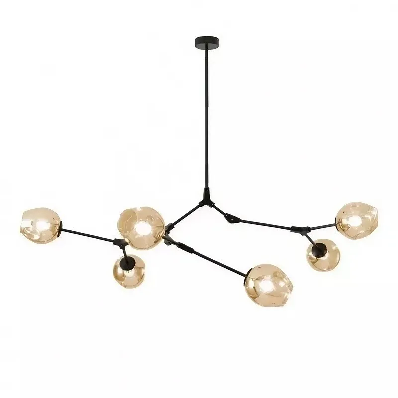Branching bubble chandelier