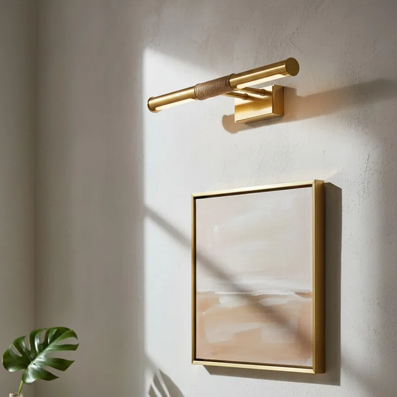 Aurix Picture Light - Slim Wrapped‑Center Bar Design Metal Finish Wall Lamp for Gallery & Hallway KL2163