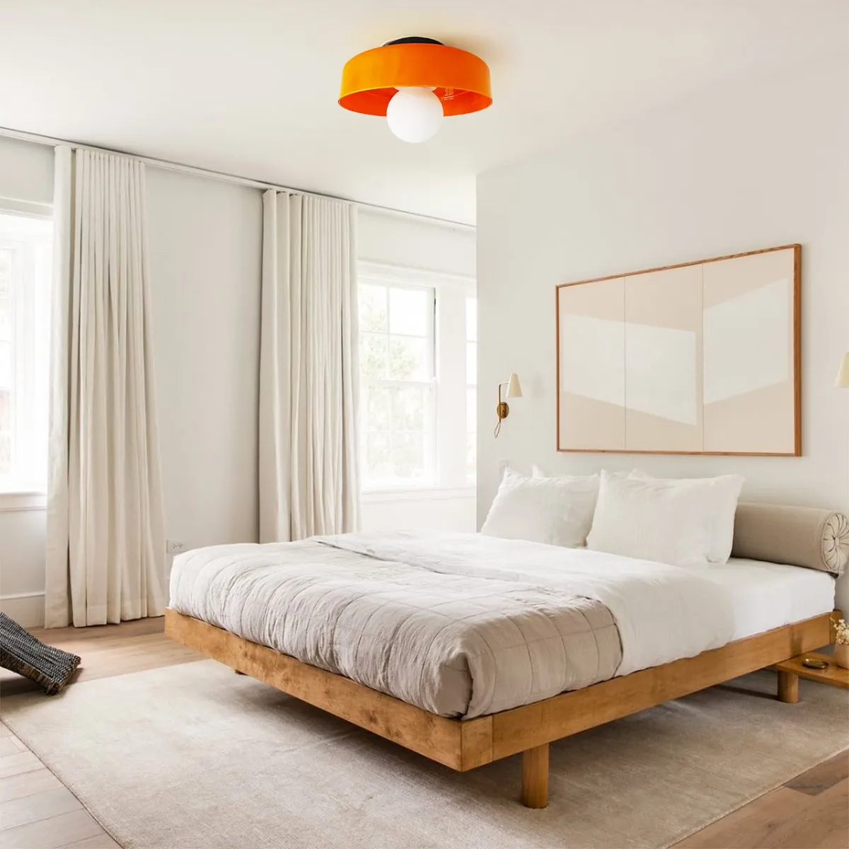 Morandi Disc Orb Wall Ceiling Lamp