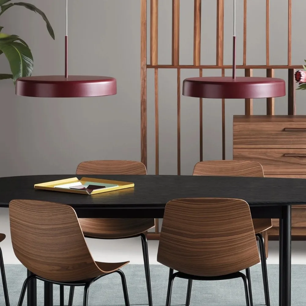 Contemporary Bobber Round Led Pendant Light KL924