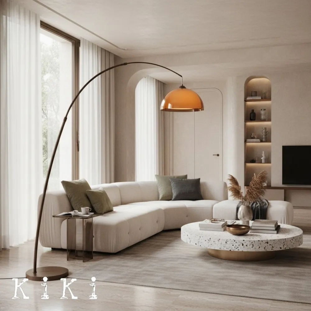 Afterglow Minimalist Floor Lamp - Elegant Standing Light for Bedroom and Living Room KL2140