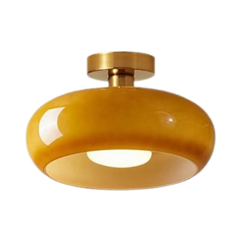 Bauhaus Style Vintage Glass Ceiling Light KL49