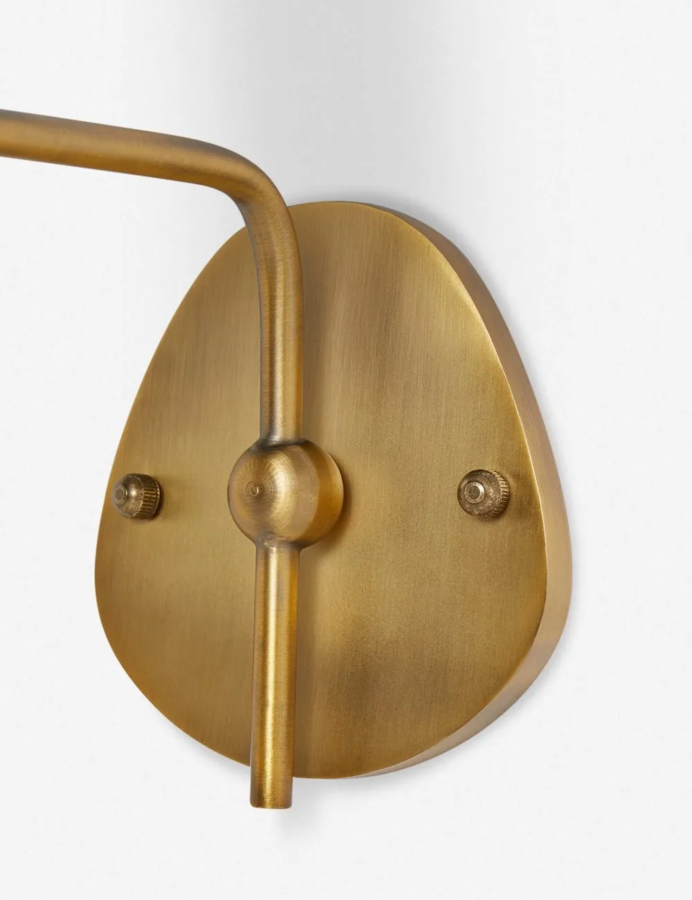 Kulo Classic Brass Wall Lamp – Modern Fabric Shade Wall Sconce for Bedroom or Hallway KL1533