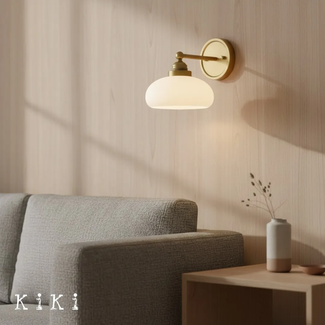 Riven Blown Glass Wall Lamp - Industrial Chic Style Interior Light KL2019