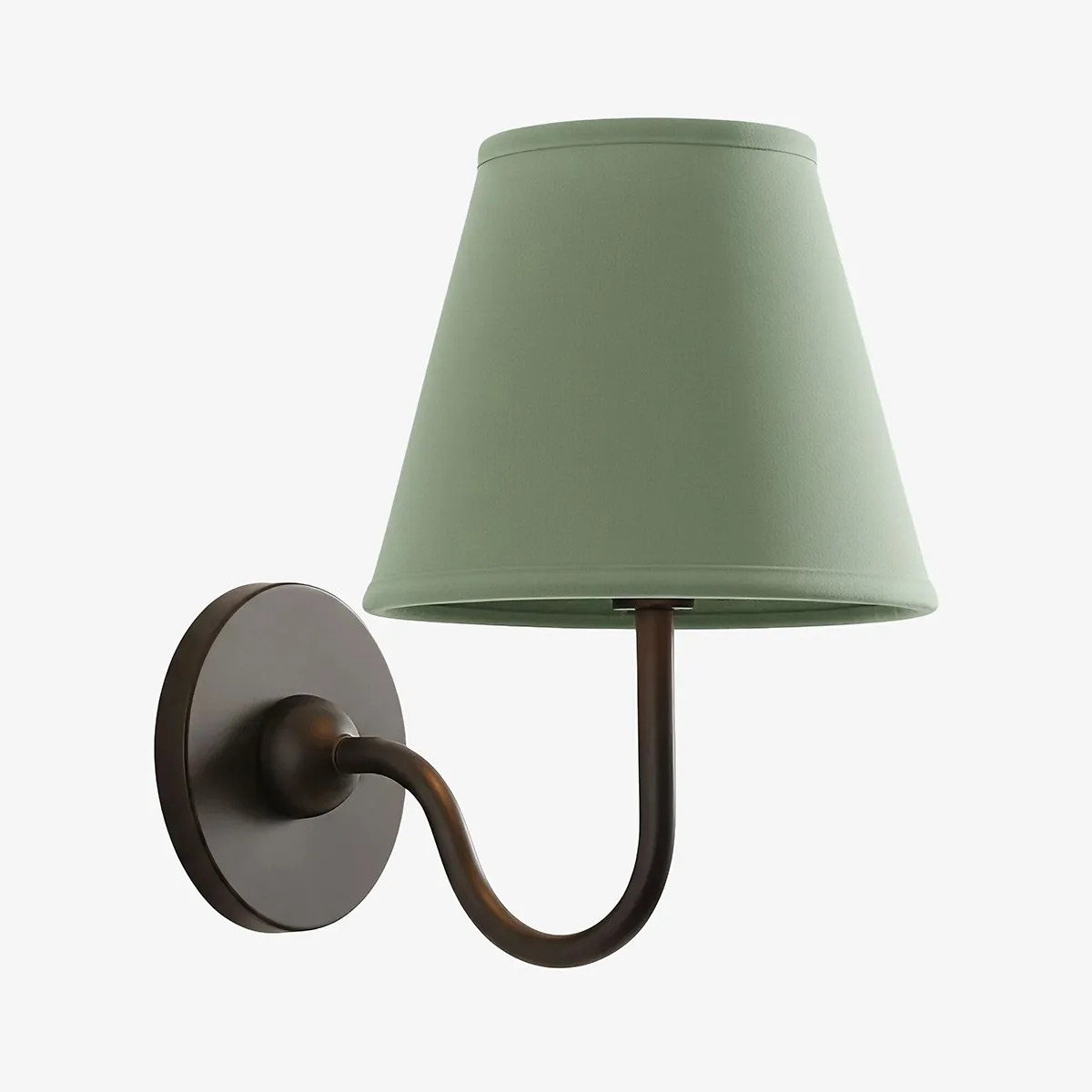 Luvora Vintage Pleated Shade Wall Lamp - Refined Linen Sconce For Bathroom or Corridor KL1272