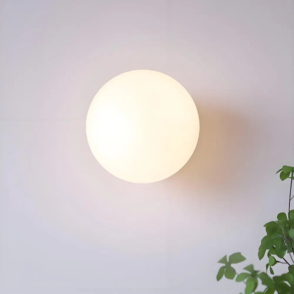 Marshmallow Glass Ball Wall Sconce KL149