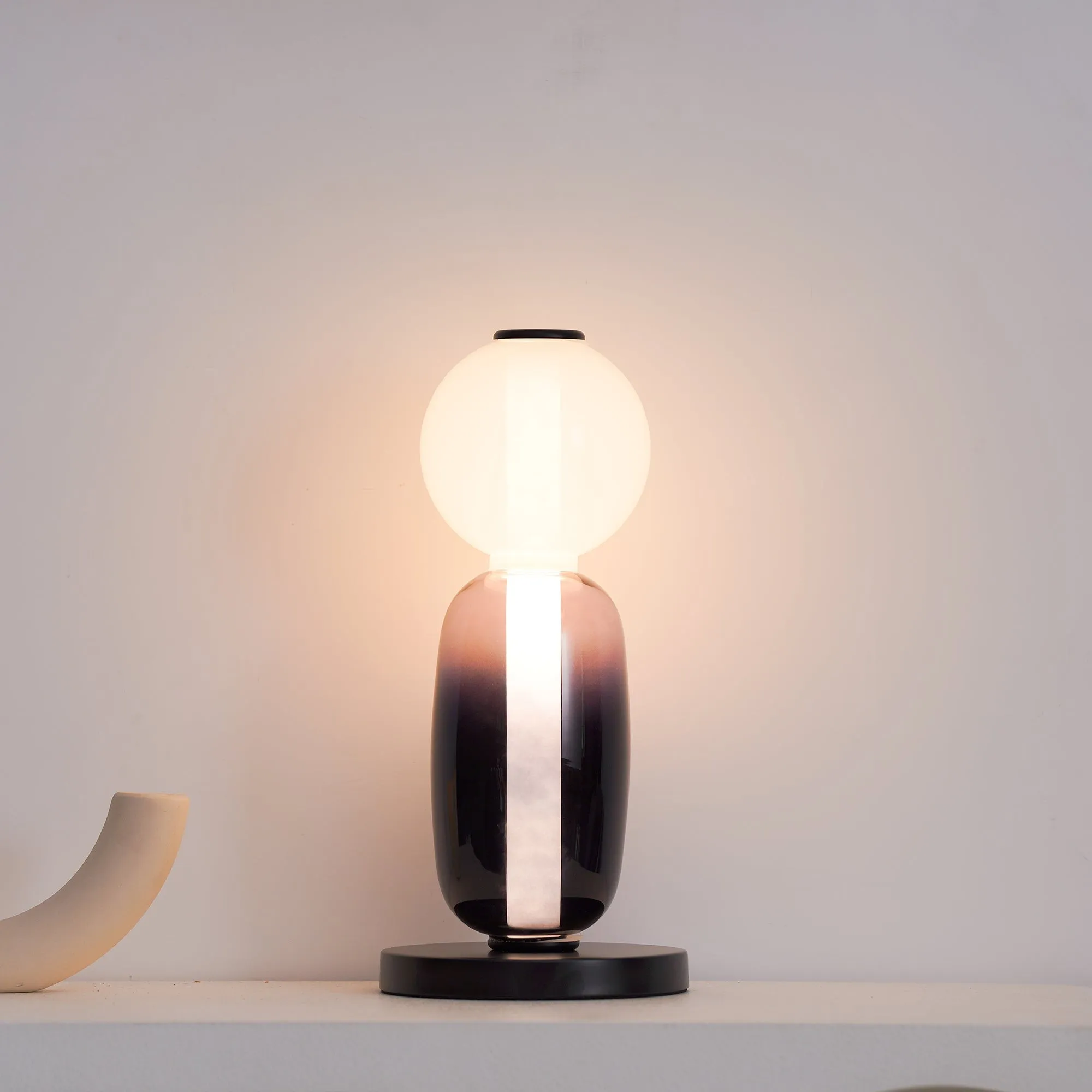 Nordic Minimalist Creative Luxury Gourd Glass Table Lamp KL278