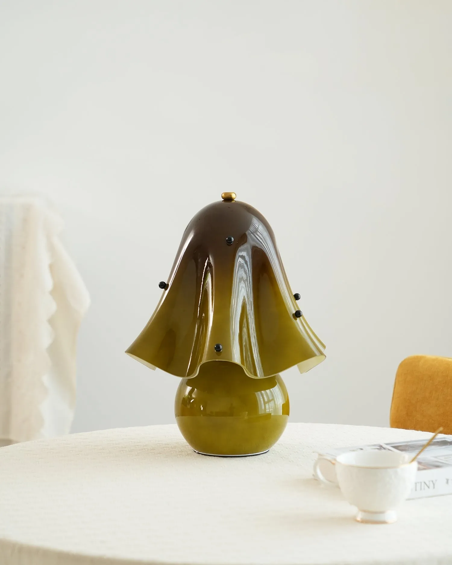 Bellina Decorative Table Lamp - Sculptural Bell Flower Shape KL1451
