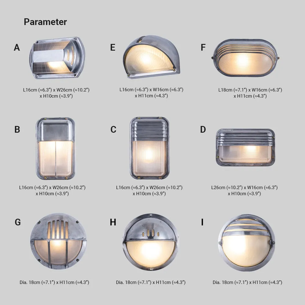 Vintage Industrial Style Waterproof Wall Sconce KL853