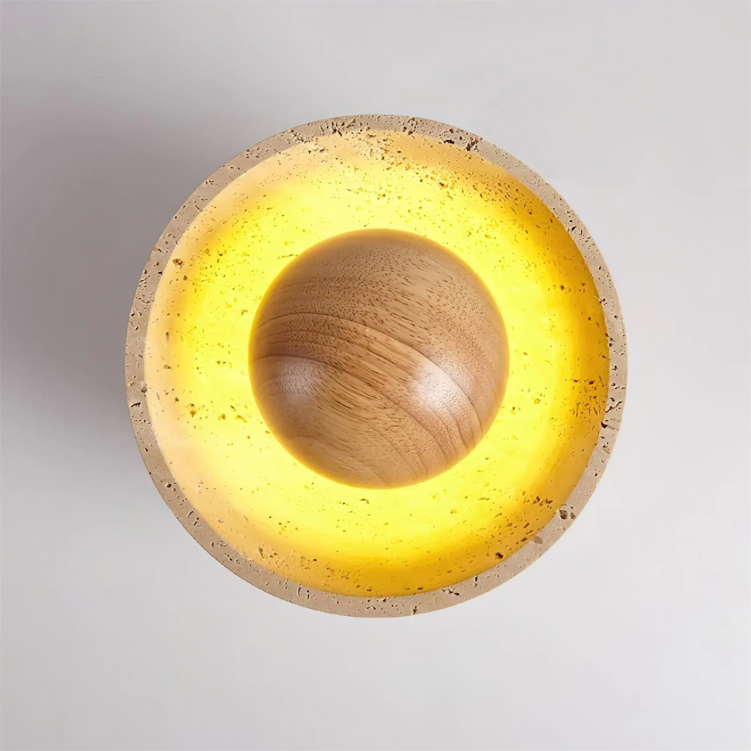 Japanese Wooden Inverted Ceiling Light KL695