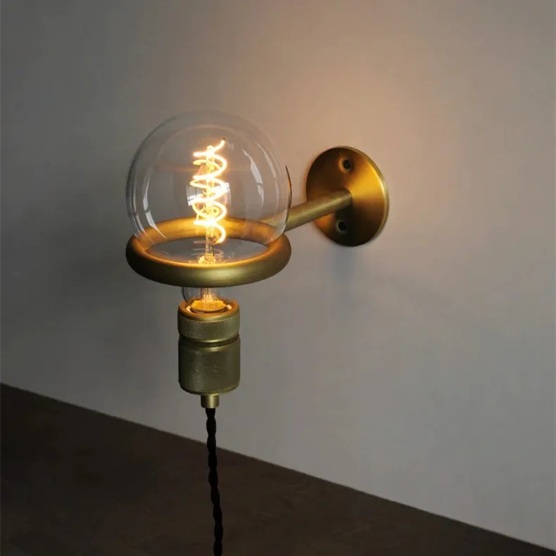 Loop Minimalist Wall Light With Wall Socket