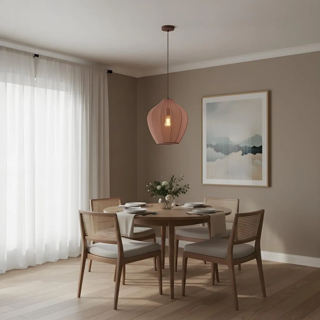 Lumifil Modern Mesh Pendant Light - Hanging Fabric Lghts are Suitable for Dining Rooms or Kitchen Islands KL1736