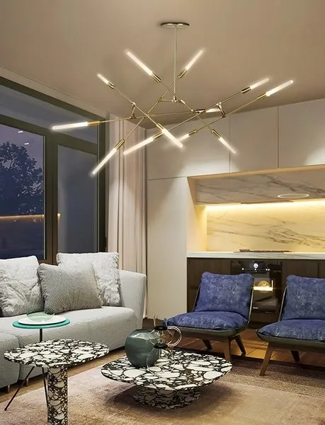 Dawn Chandelier|Wrought Iron Pendant Light