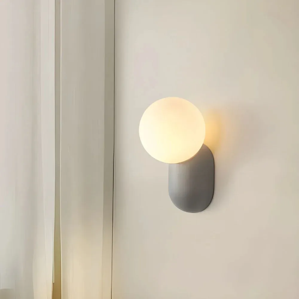 Luma Nordic Glass Orb Wall Light D784