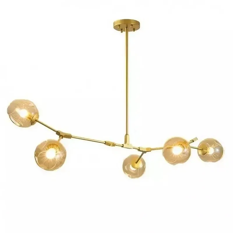 Branching bubble chandelier