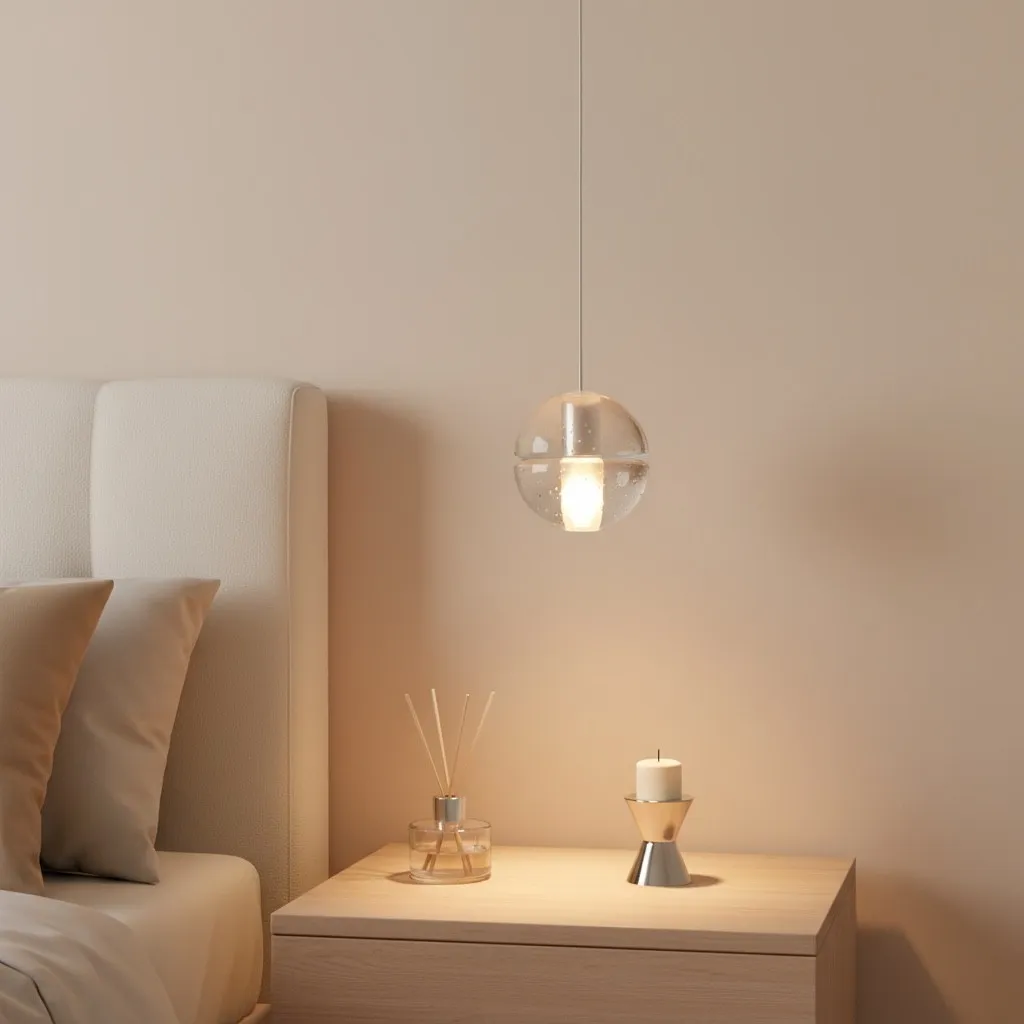 Lorivo Decorative Crystal Sphere Pendant Light Starry Visual for Lounge Areas KL2225