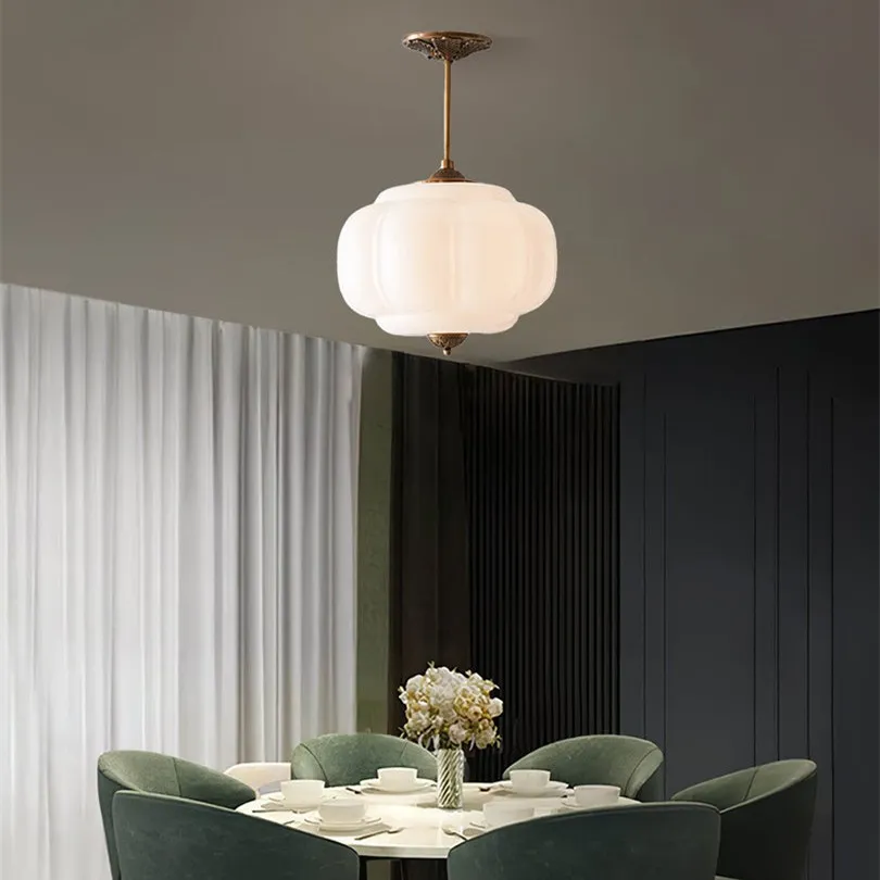 Retro Glass Eloise Pendant Light For Kitchen Island KL801