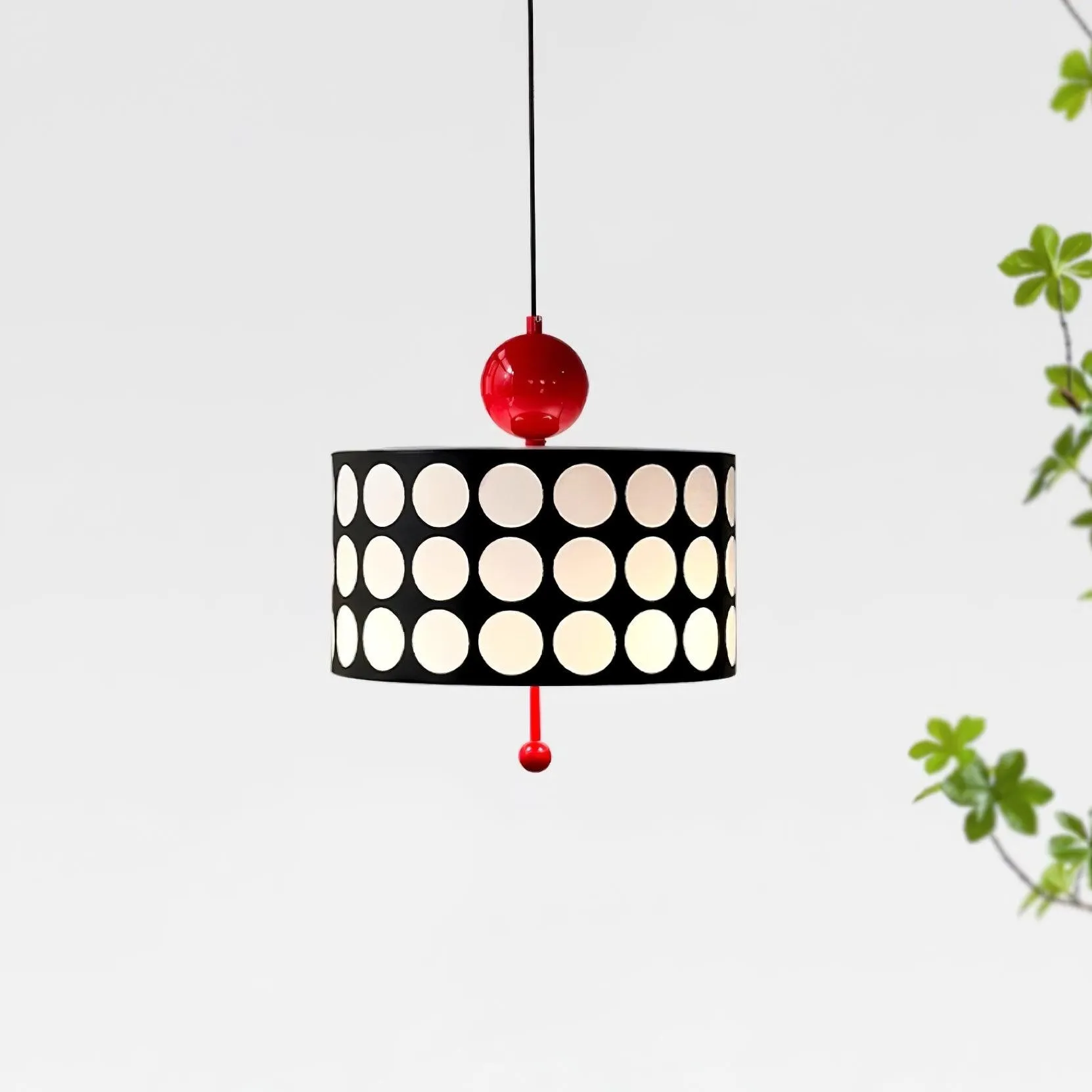 Graphic Checkered Pendant Light - Retro Chic Style for Dining Room and Kitchen Island KL341