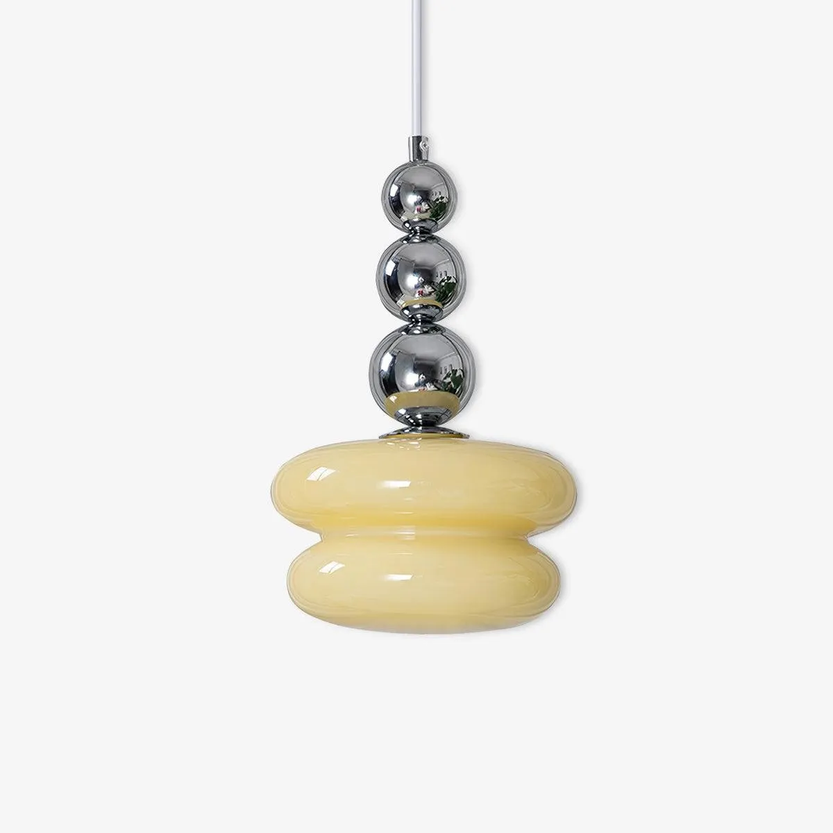 Contemporary Nordic Glass Ball Hoist Pendant Light For Living Room KL508