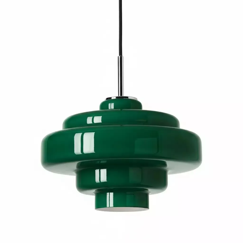 Modern Bauhaus Elegant Glass Effect Pendant Light KL1100