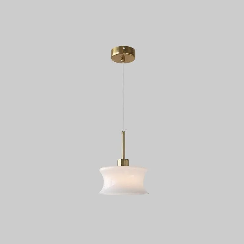 French Vintage Glass Window Pendant Lamp KL219