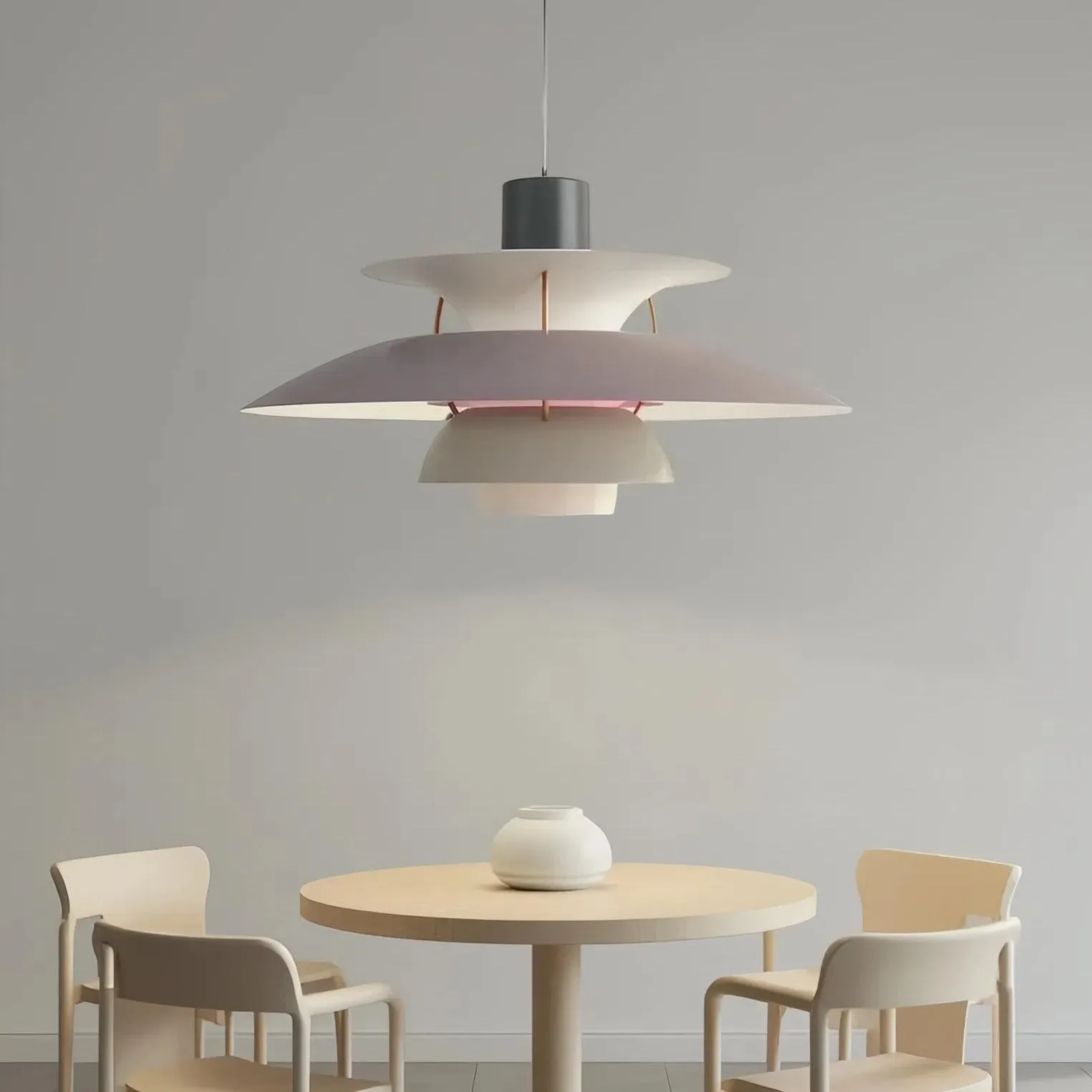 Scandinavian Multilayer Metal Pendant Light