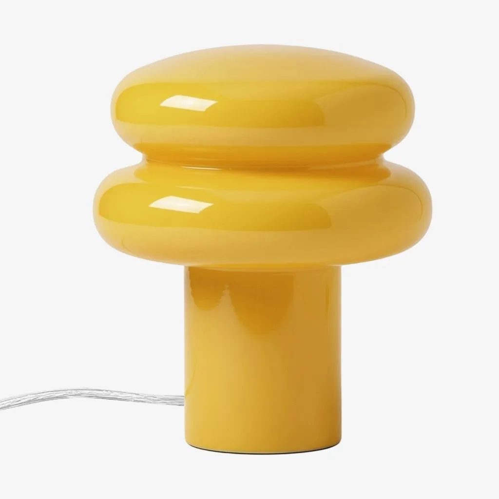 Orra Mushroom Glass Table Lamp - Gentle Colorful Table Light for Relaxing Ambience KL1563