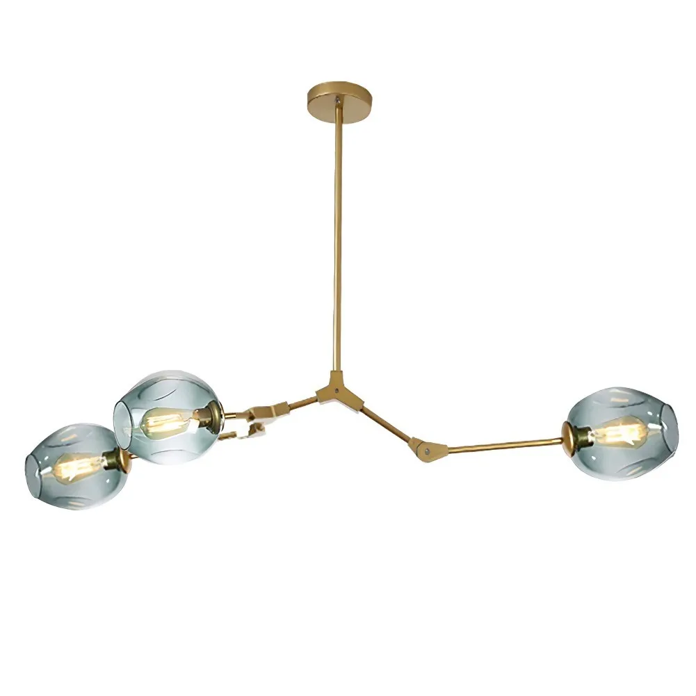 Branching bubble chandelier