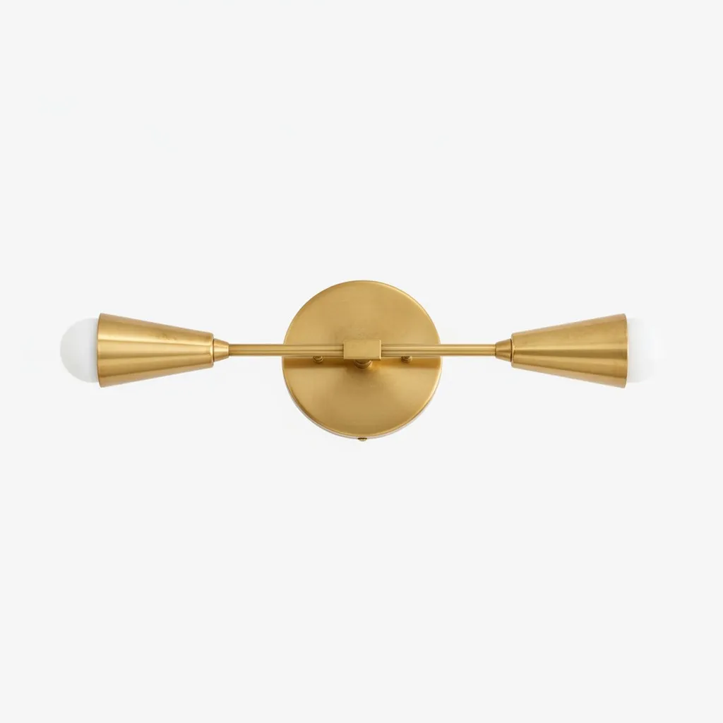 Mobilux Line Minimalist Vanity Light Fixture - Mid Century Bathroom Sconce KL1407